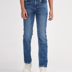 Zion Super Cotton Denim Mild Washed Jeans - Light Blue-image-46