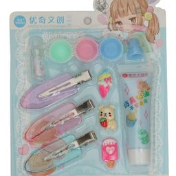 Yellow Bee Resin Craft Set with Mixed Beads and Glitter Sequins, 2 Sets, Pink & Blue image 2
