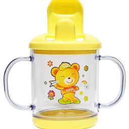 The Cheeky Kidzz Baby Pocket Style Button Reusable Cloth Diaper With Bamboo Microfiber Insert With Printed Spout Sipper BPA Free - 200 ml image 2