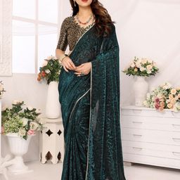DIVASTRI Floral Pure Silk Ready to Wear Bagh Saree-picture-18