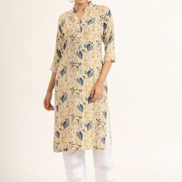 KALINI Women Floral Printed Kurta-11