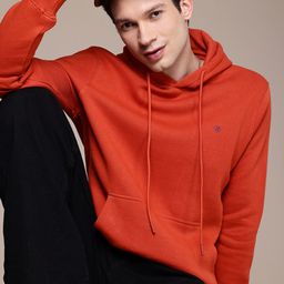 WROGN Solid Hooded Pullover Sweatshirt-image-28
