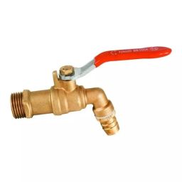 RN 12.7 mm (1/2 Inch) Forged Brass Nozzle Bib Cock, RNNC110015-6