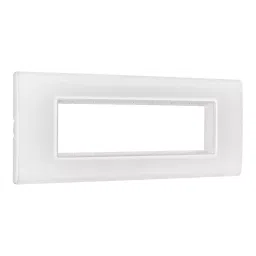 Legrand Cover Plate with Support Frame Allzy White 8 Module Horizontal, 6813 05 (Pack of 5) image 3