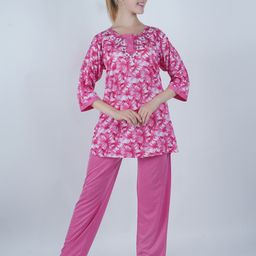 SHYAM SONS FLAIR Women Printed Night suit-image-87