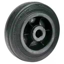 LAG Black Rubber Quiet Operation, Shock Absorbing Trolley Wheel, 90 Kg, 13112-image-66