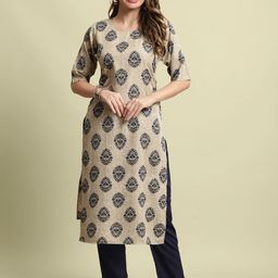 7Threads Selection Of 6 Printed Straight Kurtas-image-54