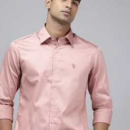 U.S. Polo Assn. Tailored Fit Pure Cotton Casual Shirt-picture-36