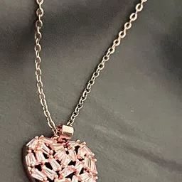 STYLEKRAFT Unisex Rose Gold Pendant-image-83