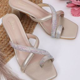 Padchin Embellished Party Block Sandals-picture-57