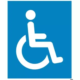 RS PRO Tactile Sign: Disability Access, Self-Adhesive Non Skid PVC, 600 x 500mm, 2267871-image-25