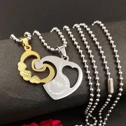 Saizen Silver-Plated Contemporary Pendants with Chains-image-25