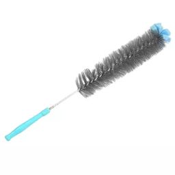 DeoDap Nylon Fiber & Stainless Steel Blue & Silver Bottle Cleaning Brush, 1527-41