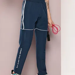 TURNFIT Men Straight Fit Piping Training Track Pants-picture-36