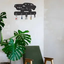 OLIVE TREE Black 5 Hooks Wooden Key Holder-image-60