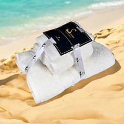 SENSES Off White 3 Cotton 550 GSM Bath Towel-image-77