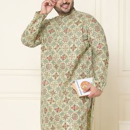 SOJANYA PLUS Men Ethnic Motifs Printed Kurta-picture-16