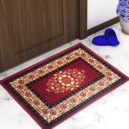 Athom Living Premium Anti Skid Doormat Pack of 2 - Maroon-picture-16
