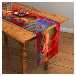SEJ by Nisha Gupta Abstract Multicolor Table Runner - Multicolor-picture-27