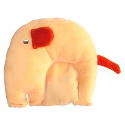 Kritiu Baby Head Shaping Mustard Seed Rai Pillow Elephant Shape-Orange-picture-12