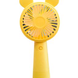 KolorFish Portable Handheld USB Rechargeable Fan 3 Speeds 4 Hours Mickey Ear - Yellow-12