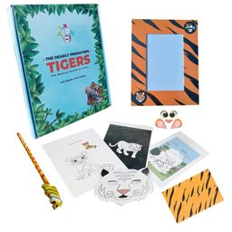 PunToon Kids Tiger DIY Art & Craft Activity Kit for Kids - Multicolor-30