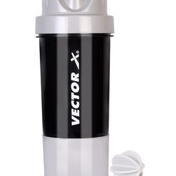 Vector X Thunder Inside Steel Shaker Bottle For Protein Shake With Material Grade 0.5 Non Toxic 500 ml Shaker (Grey)-image-28