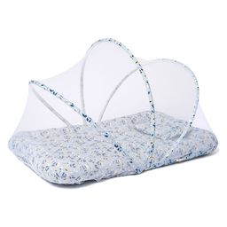 Tidy Sleep Gadda set with Mosquito Net - Mom&Me Green Flower-74