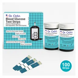Dr. Odin AC-307 (GDH-FAD) Blood Glucose Test Strips, For Self Testing Sugar Levels With GDH-FAD Monitoring Machine (100 Count)-picture-27