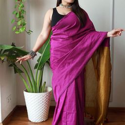 Anouk Women Pure Cotton Khadi Saree-picture-52