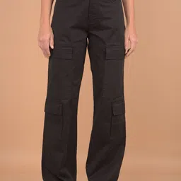 Crimsoune Club Women Original Loose Fit Cargos Trousers-picture-3