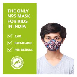 Nirvana Being Marvel - Peter Tingle & Zap Face Mask Medium Multicolor - Pack Of 2 image 2
