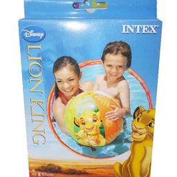 Intex Inflatable Disney The Lion King Design Beach And Swimming Pool Ball For Kids - Multicolor image 3