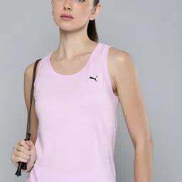 Puma Women Solid Studio Foundation Training Tank Top-image-50