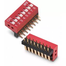 WURTH ELEKTRONIK 1 Way Through Hole DIP Switch SPST Raised Actuator, 418217270903A (Pack of 56)-image-44