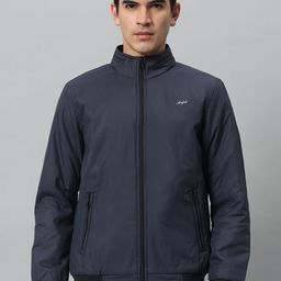 AR-FIT Men Striped Polyester Water Resistant Open Front Jacket-25