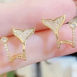 ONUYX Contemporary Ear Cuff Earrings-image-47