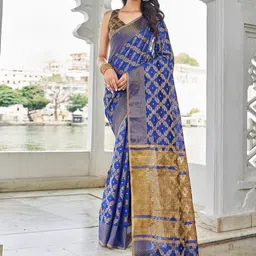 KALINI Woven Design Zari Banarasi Saree-picture-53