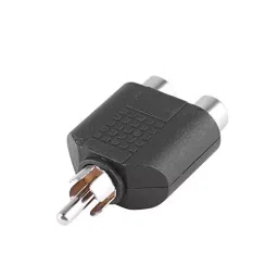 FEDUS RCA Y Splitters Adapter 1 Male to 2 Female Plug RCA-46