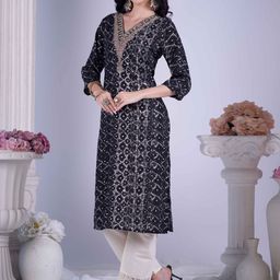 Anouk Women Ethnic Motifs Printed Kurta-17