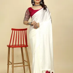 K 5 Fashion Satin Saree-48
