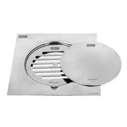 Chilly 150x150 mm Drainer/Jali Stainless Steel Glossy Finish Silver, IK-LSMHC-150-11