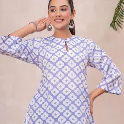 Ka-mee Printed Pure Cotton Kurti-picture-5