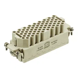 Harting Heavy Duty Connector Inserts / Modules HEAVY DUTY INSERT, RCPT, 64+PE, 4MM2, 09320643101-21