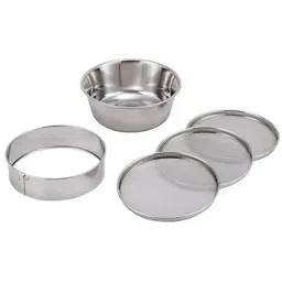 AS ONE Stainless Steel Sieve Set Frame Net Receiver Set, 4-2737-01-image-64