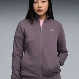 Puma Women Essentials Zippered Full-Zip Cotton Jacket-38