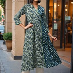 SZN Women Paisley Printed Cotton Kurta-picture-40