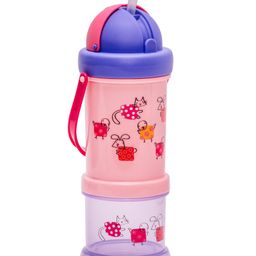 Adore Snacker Jack -The Sip 'n' Snack Bot 'n' Pot with Handle- Pink-3