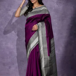 Visit Wear Woven Design Zari Pure Silk Banarasi Saree-image-61