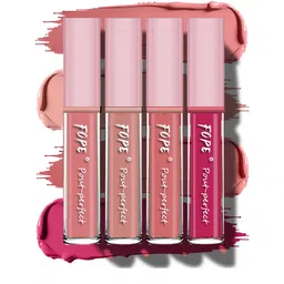 FOPE Pout Perfect Set Of 4 Long Lasting Matte Liquid Lipstick - 4ml Each-02-06-07-09-39